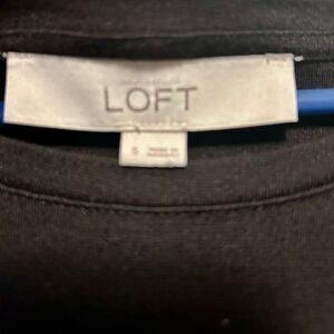 Loft Size small black top for women